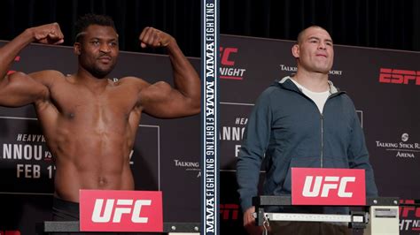 6 ft 4 in or 193 cm. UFC Phoenix Weigh-Ins: Cain Velasquez, Francis Ngannou ...