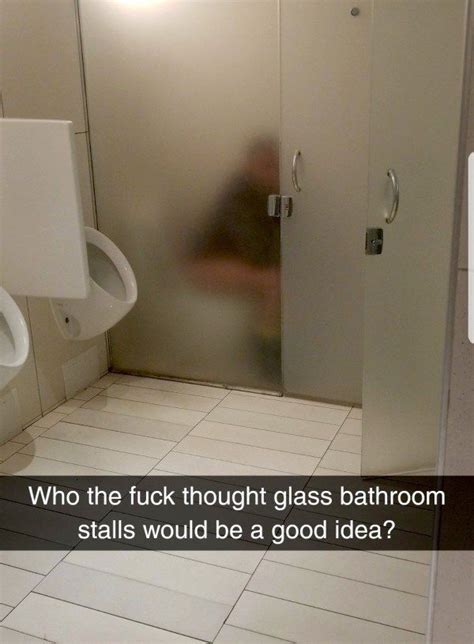 And wait in the stall until they fully exit the bathroom. Literally a crappy design bathroom | Design fails, Funny ...