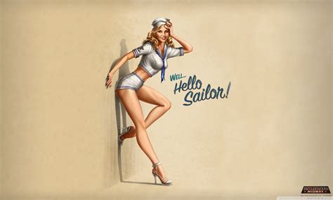 Thin floors and tall ceilings. 1080P Odesza Background - "Hello Sailor!" Pin-Up Style 4K ...