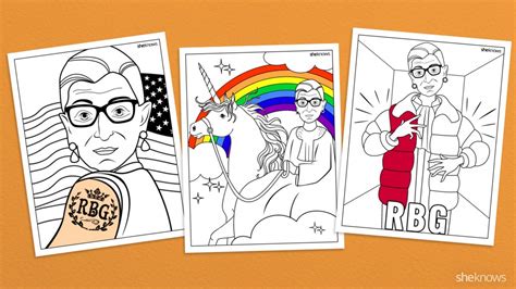 Wishing ruth bader ginsburg a most speedy recovery. Free Ruth Bader Ginsburg coloring pages | Cool Mom Picks