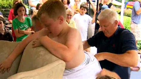 09:08 muscled guy hogtied gagged stripped and jerked off. Boy Breaks Underwear World Record | On Air Videos | Fox News