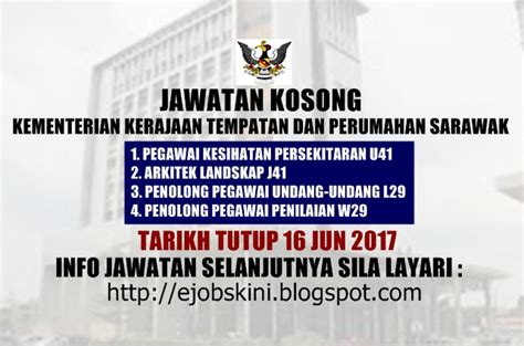 Tak hanya kerja kosong untuk pesara, disini juga ada berbagai macam kerja kosong. Jawatan Kosong Kementerian Kerajaan Tempatan dan Perumahan ...