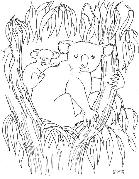 Teach your kid a little about the hawaiian culture and their famous dance. Free Printable Koala Coloring Pages For Kids | Animal Place