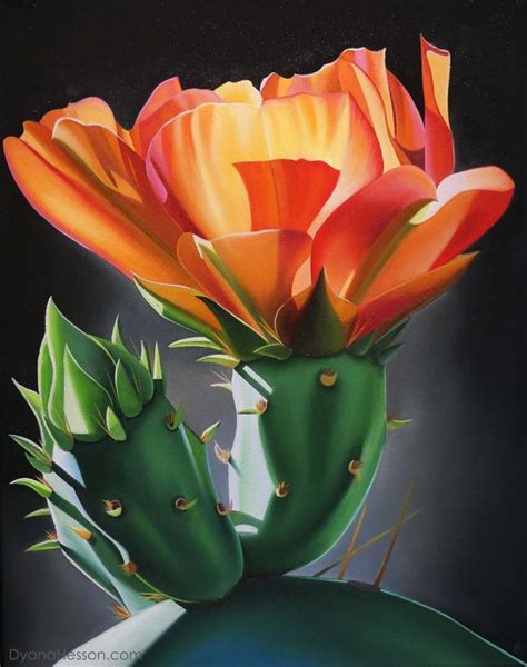Find cactus jordan at : SOLD New Beginnings - Prickly Pear Bloom and Bud in 2020 ...