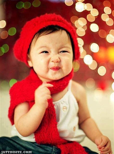 Cute Baby In Red Dress - JattDiSite.com