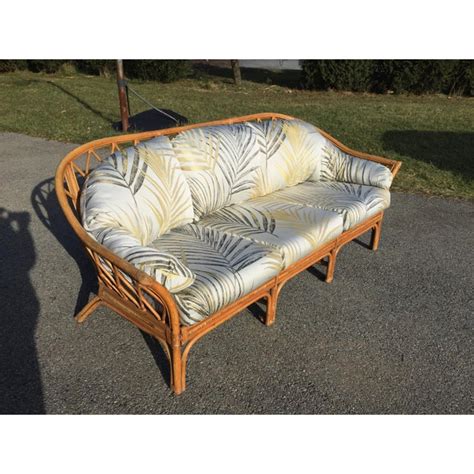 Please feel free to email our furniture store anytime at rattan.usa@gmail.com and we will be in touch as soon as possible! 1960s Vintage Bamboo Rattan Sofa | Chairish