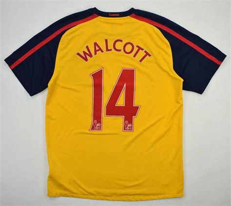 See what the players talk about over a c. 2008-09 ARSENAL LONDON *WALCOTT* SHIRT L Football / Soccer ...