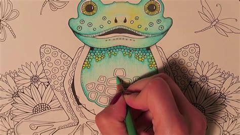 As well as drawings to complete, colour and embellish, there are hidden objects to be found along the way including wild flowers, animals and birds, gems, lanterns, keys and treasure chests. Enchanted Forest Coloring Book | The Frog Part 1/2 with ...