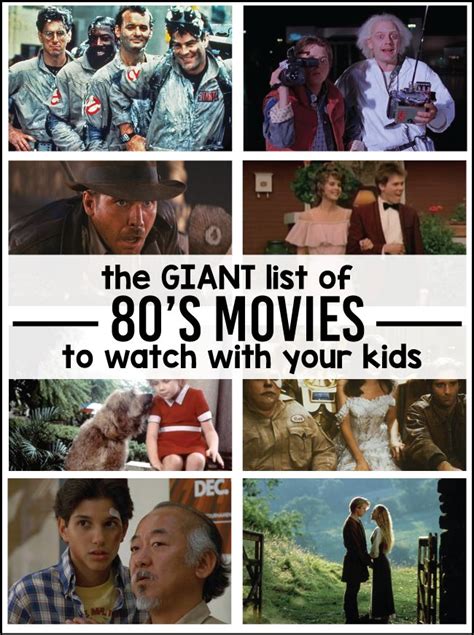 Watch the best comedy movies online free, 2020. GIANT List of '80s Movies To Watch With Your Kids!! | Kids ...