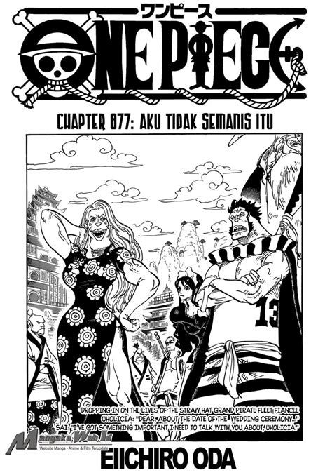 Siswa yang lemah ini berubah menjadi kuat dengan cara meminjamkan kekuatan dari para arwah orang kuat yang sudah mati! Baca One Piece Komik Indo 877 - Mangajo Komik