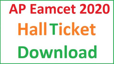 Check spelling or type a new query. AP Eamcet 2020 Hall ticket Download at Sche.ap.gov.in/eamcet