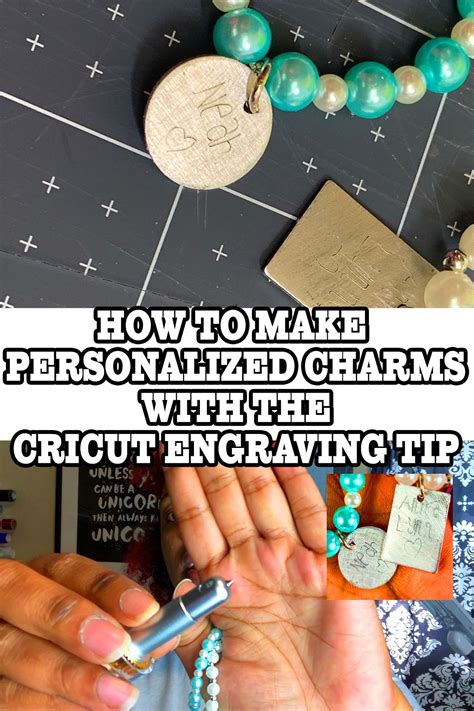 Then, depending on how much space you want to leave around the sticker, figure out the size of the sticker. How To Make Charms Using The Cricut Engraving Tip (With ...