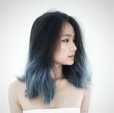Applying the style of ombre hair on asian hair is no different from other types of hair. 30 Blue Ombre Hair Color Ideas For Bold Trendsetters