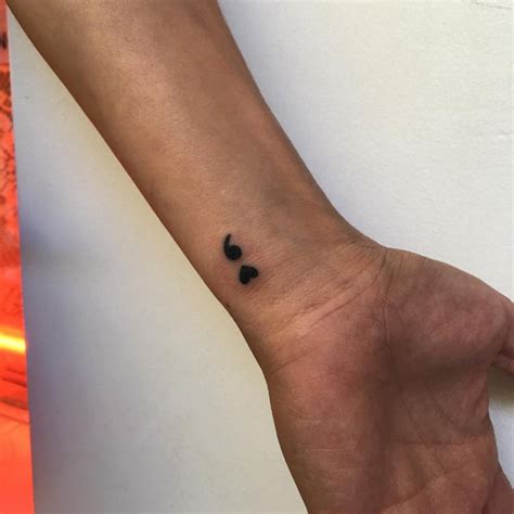 If you observe this semicolon butterfly tattoo closely, you will understand its deep semicolon butterfly tattoos are ideal for young girls and women. 35+ Semicolon Tattoo Designs, Ideas | Design Trends ...