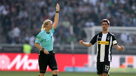 Will referee a men's world cup. Gladbach probed by German FA for fans' abuse of referee ...