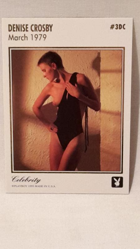 Tasha yar from star trek: Playboy`s Celebrity Card March 1979 Denise Crosby #3DC ...