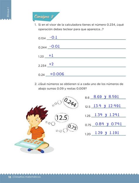 Efectos visuales plan de clase (1/2) escuela: Libro De Matematicas 1 De Secundaria Ya Contestado Paco El ...