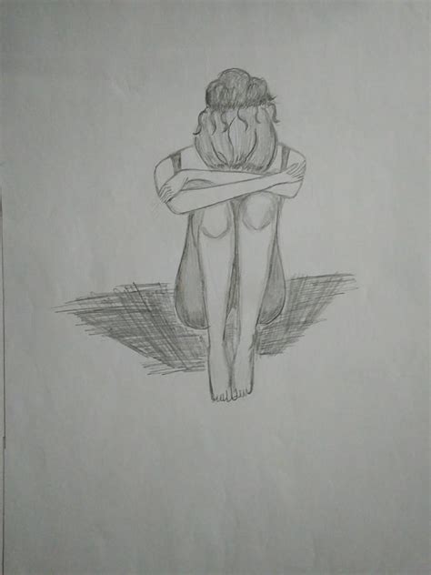 Check spelling or type a new query. Sad Girl Drawing by Khansa Bolinjkar
