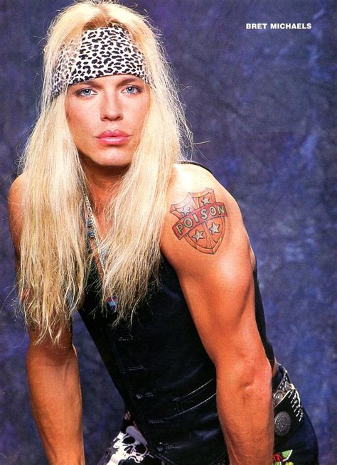 Bret michaels stated in an interview with the associated press, that he had hair extensions and wore his bandana as his trademark to cover his thinning hairlines. Пин от пользователя Марина Бручикова на доске bret ...