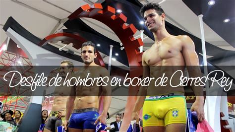 Las mejores imágenes de hombres luciendo calzoncillos espectaculares están aquí, en belfusto.com. Desfile hombres en boxer de Cierres Rey en el Perú Moda ...