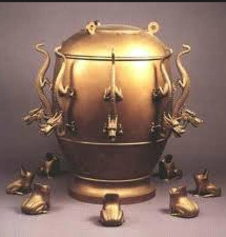Instead, the people he is credited with developing the world's first earthquake detector. History of Chinese Inventions timeline | Timetoast timelines