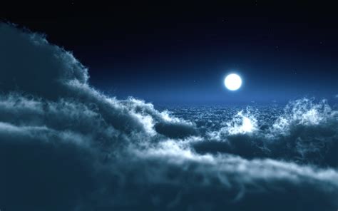 Het was de vierde maan van pluto die werd ontdekt en het bestaan ervan werd aangekondigd op 20 juli 2011. Moon Over Clouds - Wallpaper, High Definition, High ...