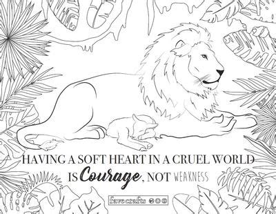 Free printable lion coloring pages for kids. Lamb and Lion Coloring Page | FaveCrafts.com