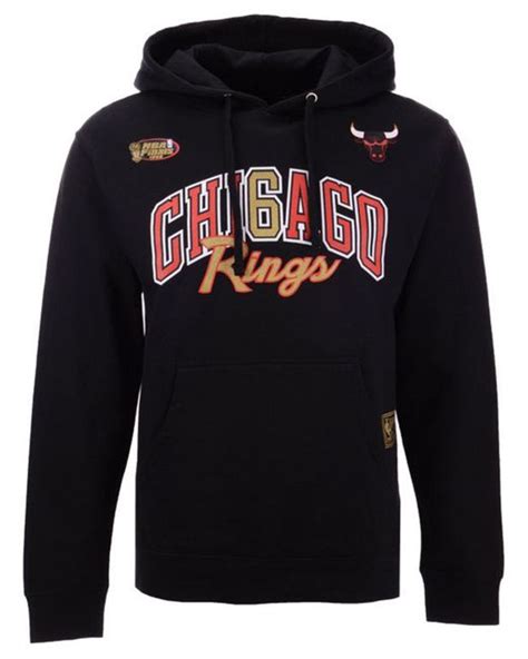 Men's pro standard black chicago bulls chenille pullover hoodie. Lyst - Mitchell & Ness Chicago Bulls Chicago 6 Ring ...