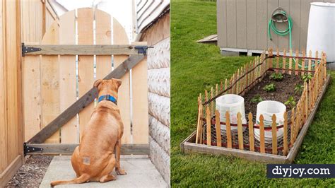 These fence poles are quite heavy for a gate so i used metal l brackets to make them more secure. 36 DIY Fences and Gates To Showcase Your Yard