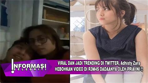 Dari berbagai lapisan warganet hampir punya akun twitter. VIRAL DAN JADI TRENDING DI TWITTER, Adhisty Zara HEBOHKAN ...