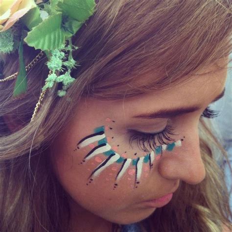 🌤 now for the clouds, its suuuper easy. 1000+ images about Festival Face Paint on Pinterest ...