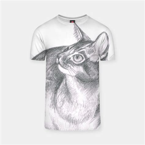 Send me a scanned or good camera captured photo. cat pencil drawing t shirt in 2020 | Shirts, Pencil ...