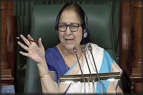 Sumitra mahajan is an indian politician and a eight time member of parliament. LS polls | Never sought BJP ticket from Indore since 1989 ...