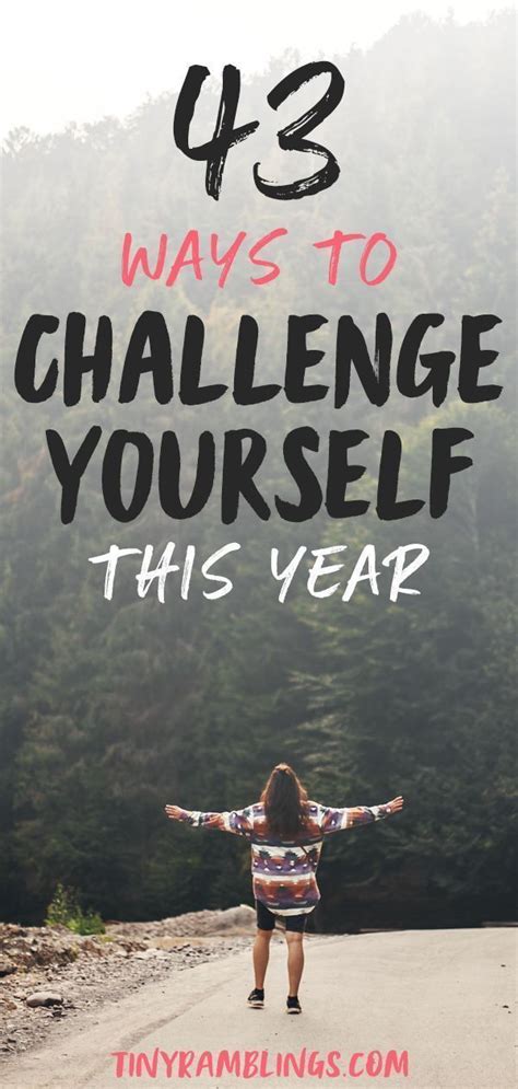 Ideas for Personal Challenges | Improve self confidence ...