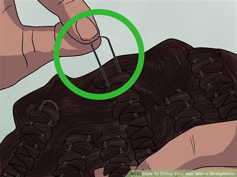 Once your hair has fully cooled off, it's time for the unveiling. 4 Ways to Crimp Your Hair With a Straightener - wikiHow
