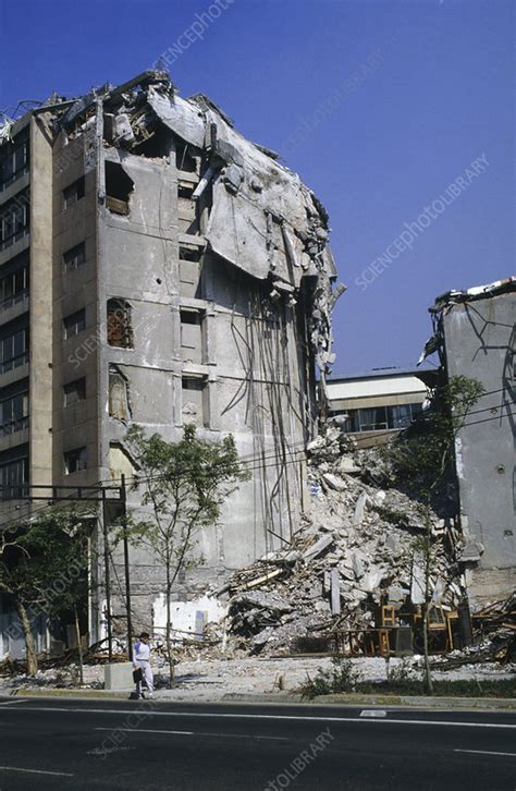 I covered the big mexican earthquake in the late 1980s for abc's nightline. Earthquake damage, Mexico City - Stock Image - E370/0020 ...