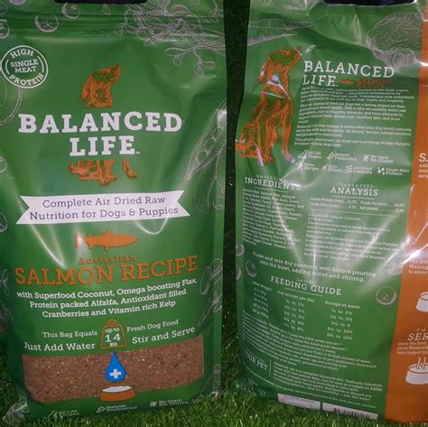 Not all dog foods are made the same and your dog won't enjoy them all. SALMON - Balanced Life Complete Air Dried Raw for Dogs and ...