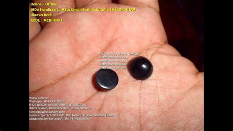 Maybe you would like to learn more about one of these? Mata Cincin Fosil Batu GALIH KELOR HITAM Ukuran Kecil 2 ...