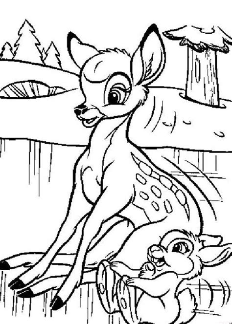 The outcome is a sophisticated prediction about the colors of the people and objects in a picture, but like any prediction, it could be wrong or biased. Bambi And Thumper Coloring Pages at GetDrawings | Free ...