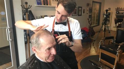 = day (before 6 p.m.) = evening (after 6 p.m.) = bow tie colour = ladies. Barber shop will be allowed to sell booze | CBC News