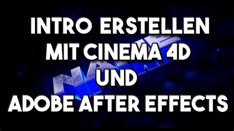 Das von commentorio) german/deutsch tutorial hd. Epic Sync Intro mit Cinema 4D und Adobe After Effects ...