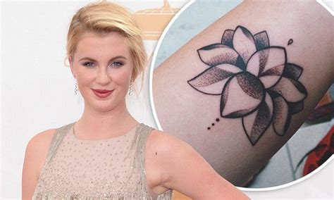 Subscribe for coverage of u.s. Ireland Baldwin shares a photo of her new Buddhist style lotus tattoo | Daily Mail Online