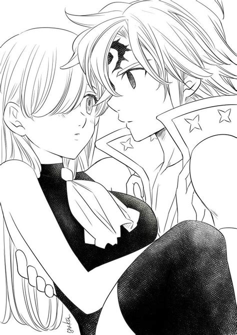 (¬‿¬ ) monday is over! Meliodas x Elizabeth | Seven Deadly Sins | Pinterest ...