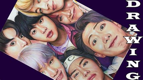 The color of white 2004, colored pencil, 10½ x 8. How to draw with COLORED PENCIL / BTS DRAWING (BANGTAN ...