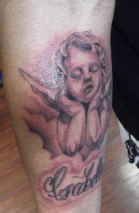 Sleeping cherub tattoo on ribs. Cherub Tattoos Designs, Ideas and Meaning | Tattoos For You
