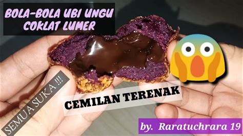 Ubi ungu juga bisa dijadikan bahan dasar pembuatan cake brownies lho. OLAHAN UBI UNGU + COKLAT || CEMILAN TERENAK, RENYAH DILUAR ...