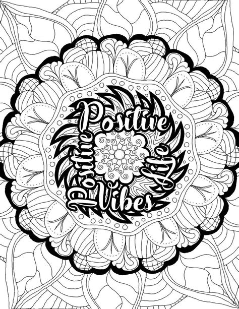 Over 75 inspirational quotes colouring pages. Adult coloring book, printable coloring pages ...