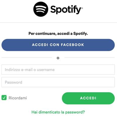 But, some of us don't have a facebook account, or just plain don't want to use anything that makes us log into it in this way. Connettersi a Spotify con Facebook - CCM