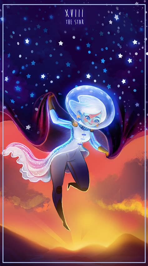 This is the same number as the strength tarot card, and it symbolizes infinity, harmony, and the celestial order. The Star (Tarot Cards Challenge) on Behance