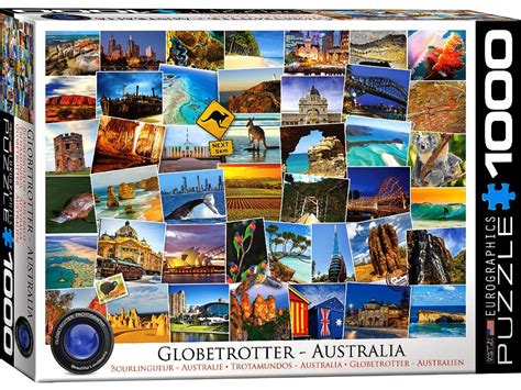 Afterpay, zippay, latitude pay available. Jigsaw Puzzle - Globetrotter Australia 1000 Piece
